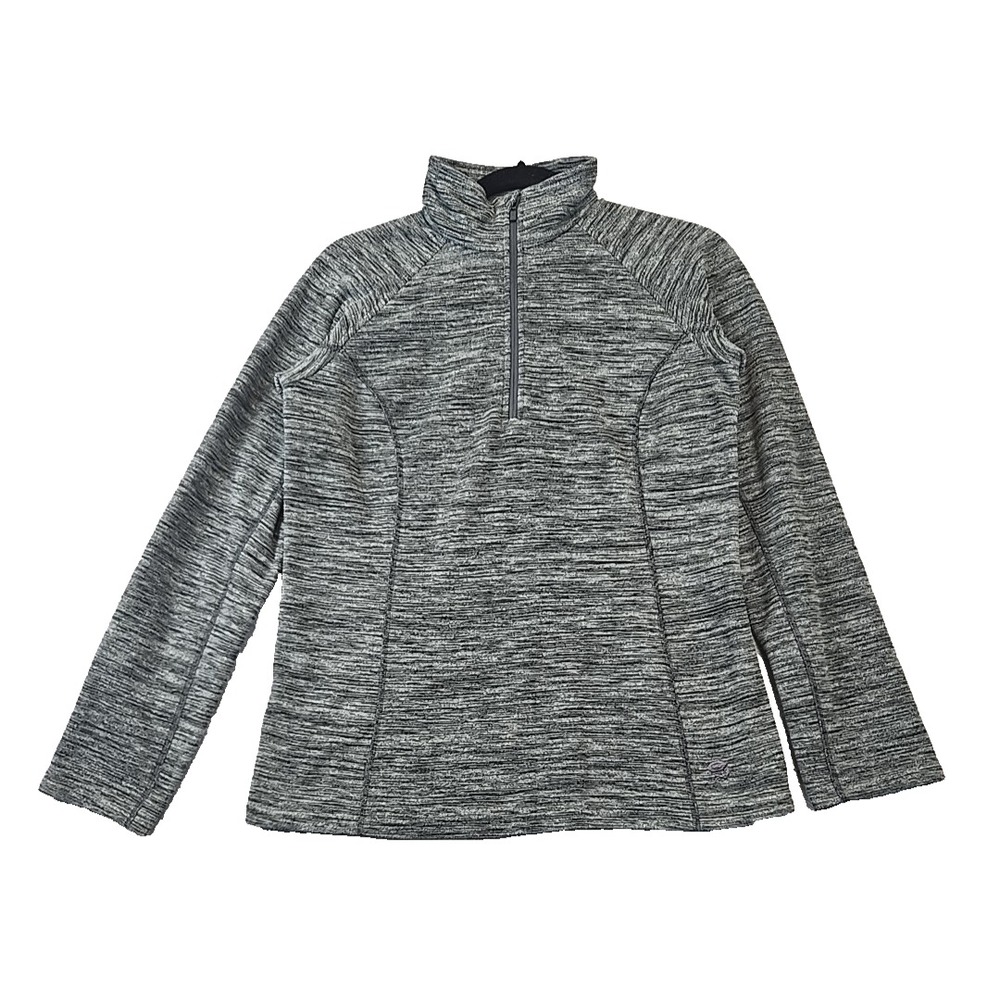 Mountain Hardwear Women's Small 1/4 Zip Fleece Jacket Gray Hiking Outdoor Skiing